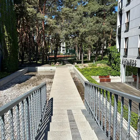 Nadmorski Dwor 14 - Plaza 1km, Parking, Sauna, Fitness Apartment Danzig