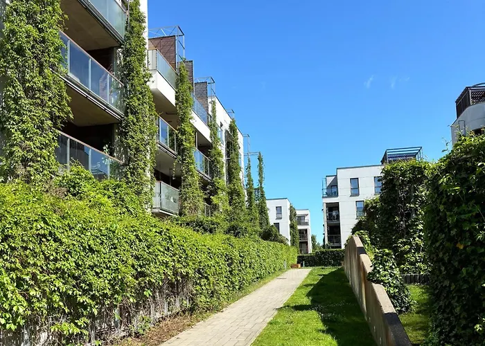 Nadmorski Dwor 14 - Plaza 1km, Parking, Sauna, Fitness Apartment Gdansk