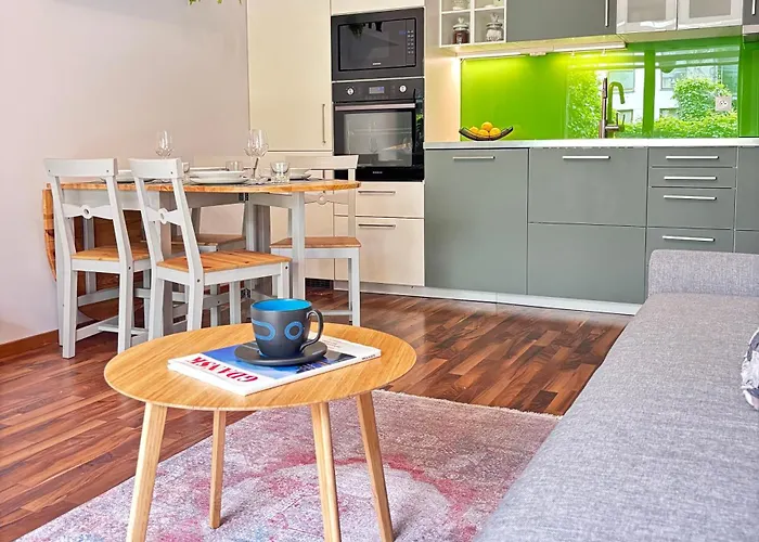 Nadmorski Dwor 14 - Plaza 1km, Parking, Sauna, Fitness Apartment