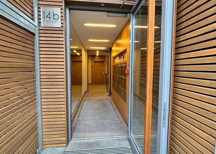 公寓 Nadmorski Dwor 14 - Plaza 1km, Parking, Sauna, Fitness 格但斯克